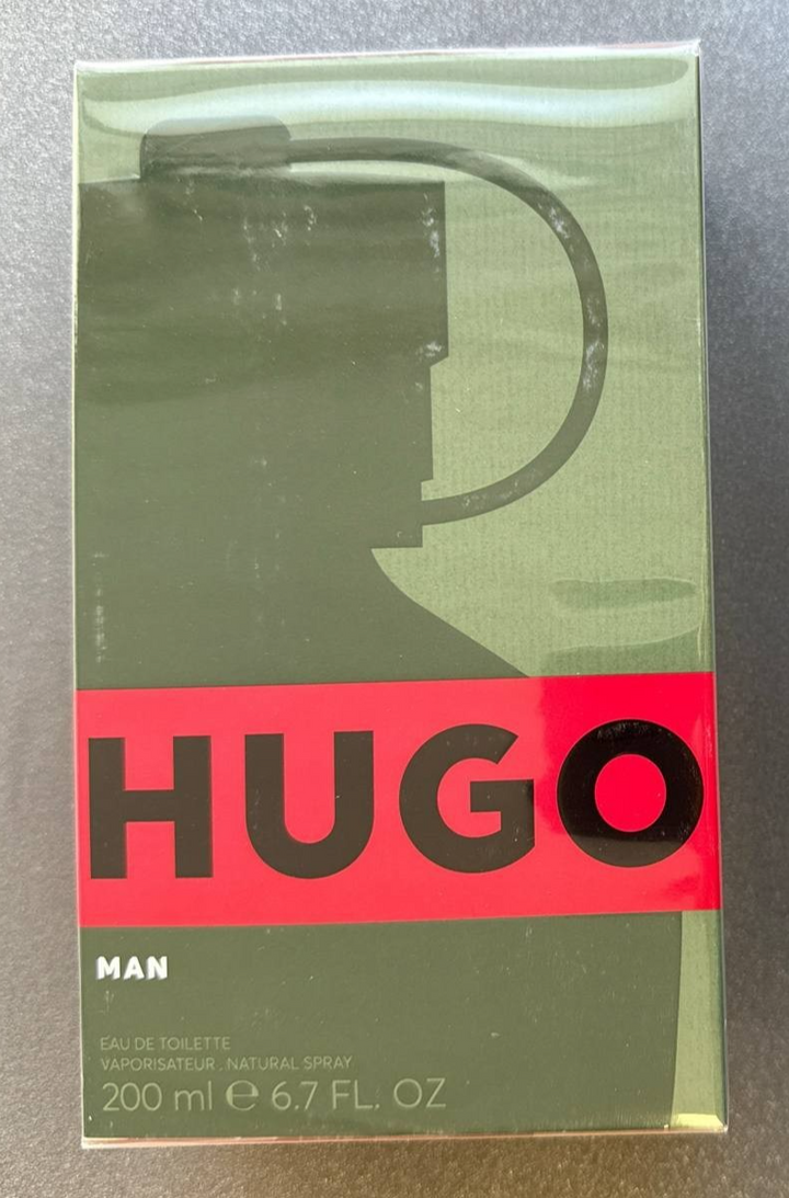 HUGO BOSS MAN Eau de Toilette Spray 200ml *GENUINE* NEW IN BOX