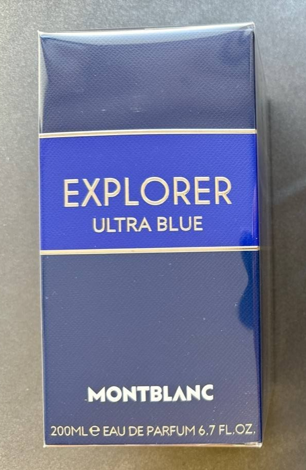MONT BLANC EXPLORER ULTRA BLUE Eau de Parfum Spray 200ml *GENUINE* NEW