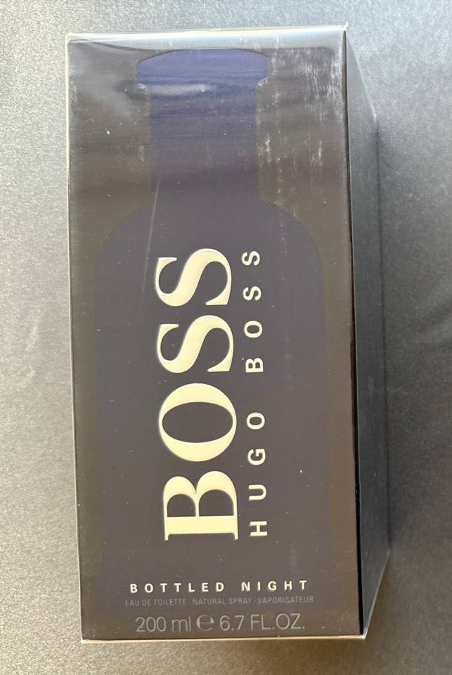 HUGO BOSS BOSS BOTTLED NIGHT Eau de Toilette Spray 200ml *GENUINE* NEW