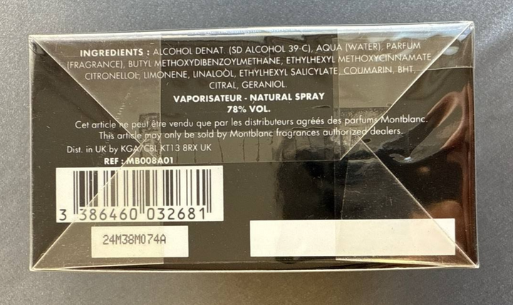 MONT BLANC LEGEND Eau de Toilette Spray 100ml For Men *GENUINE* NEW