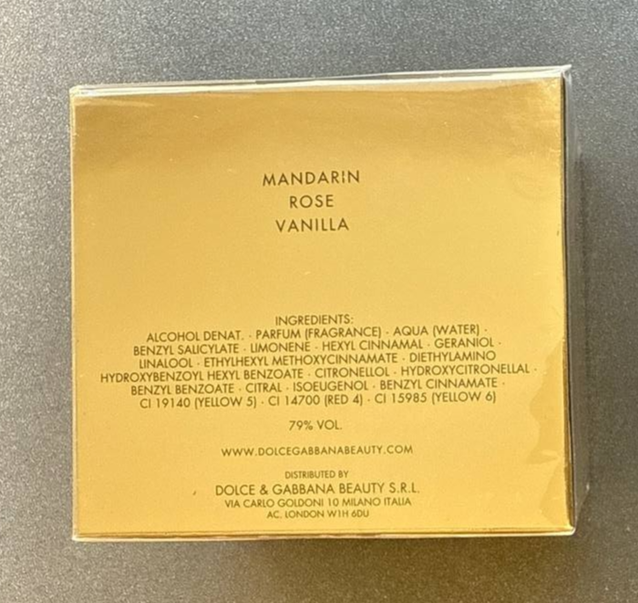 DOLCE & GABBANA THE ONE Eau de Parfum Spray 75ml For Women *GENUINE*