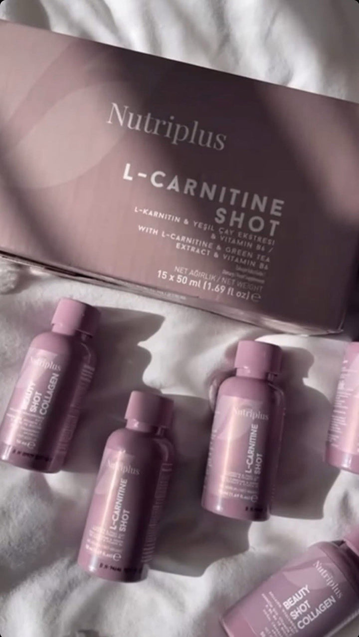 Nutriplus L-Carnitine Shot with Green Tea Weight Loss Antioxidant Farmasi 15pcs