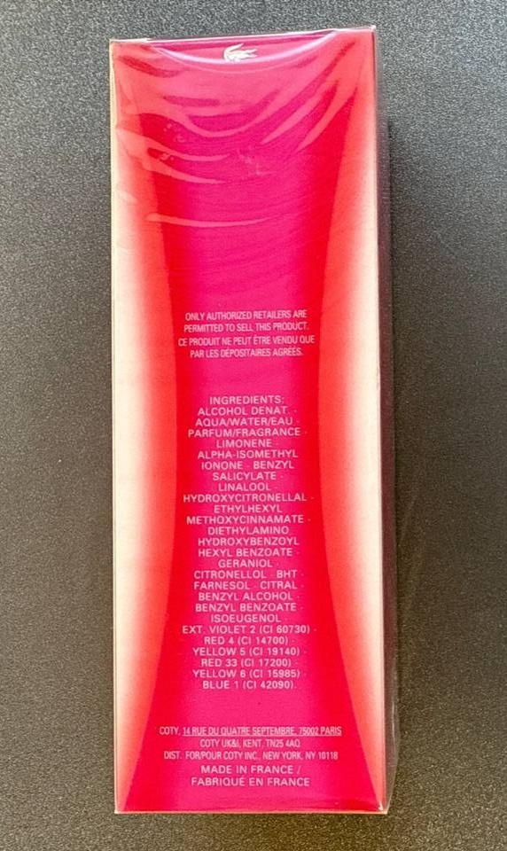 LACOSTE TOUCH OF PINK Eau de Toilette Spray 90ml For Women *GENUINE* NEW