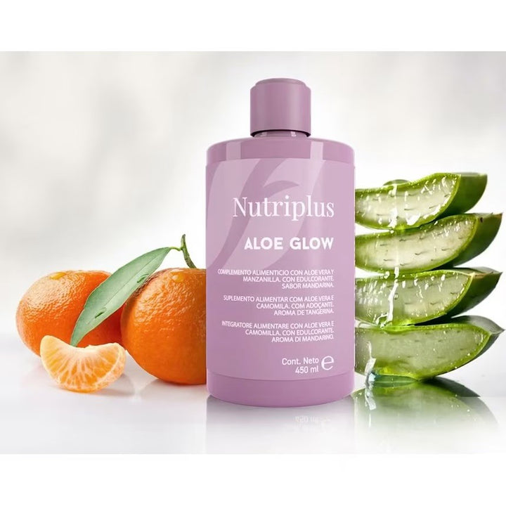 Original Nutriplus Aloe Glow Mandarin- Aloe Vera Drink Weight Loss Gut Health
