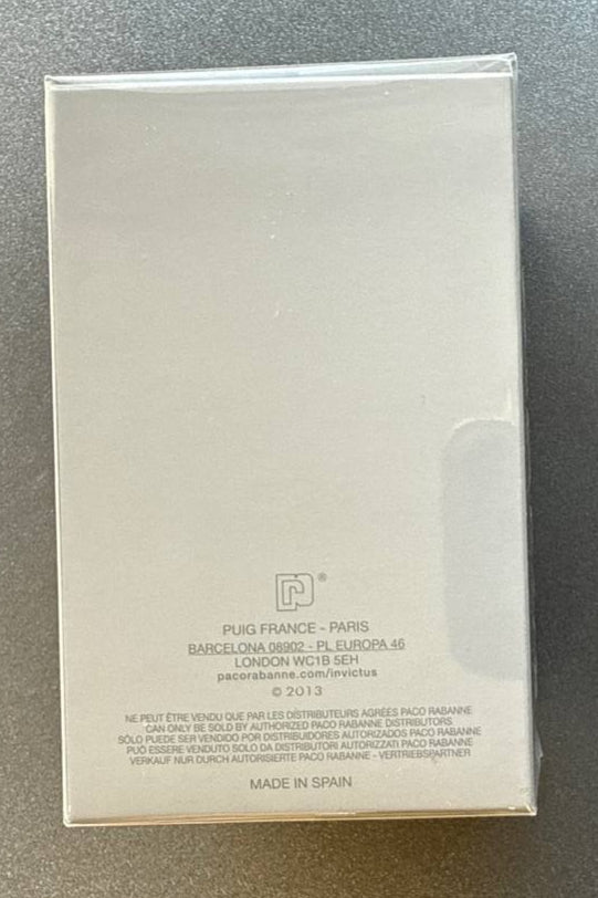 PACO RABANNE INVICTUS After Shave 100ml For Men *GENUINE* NEW